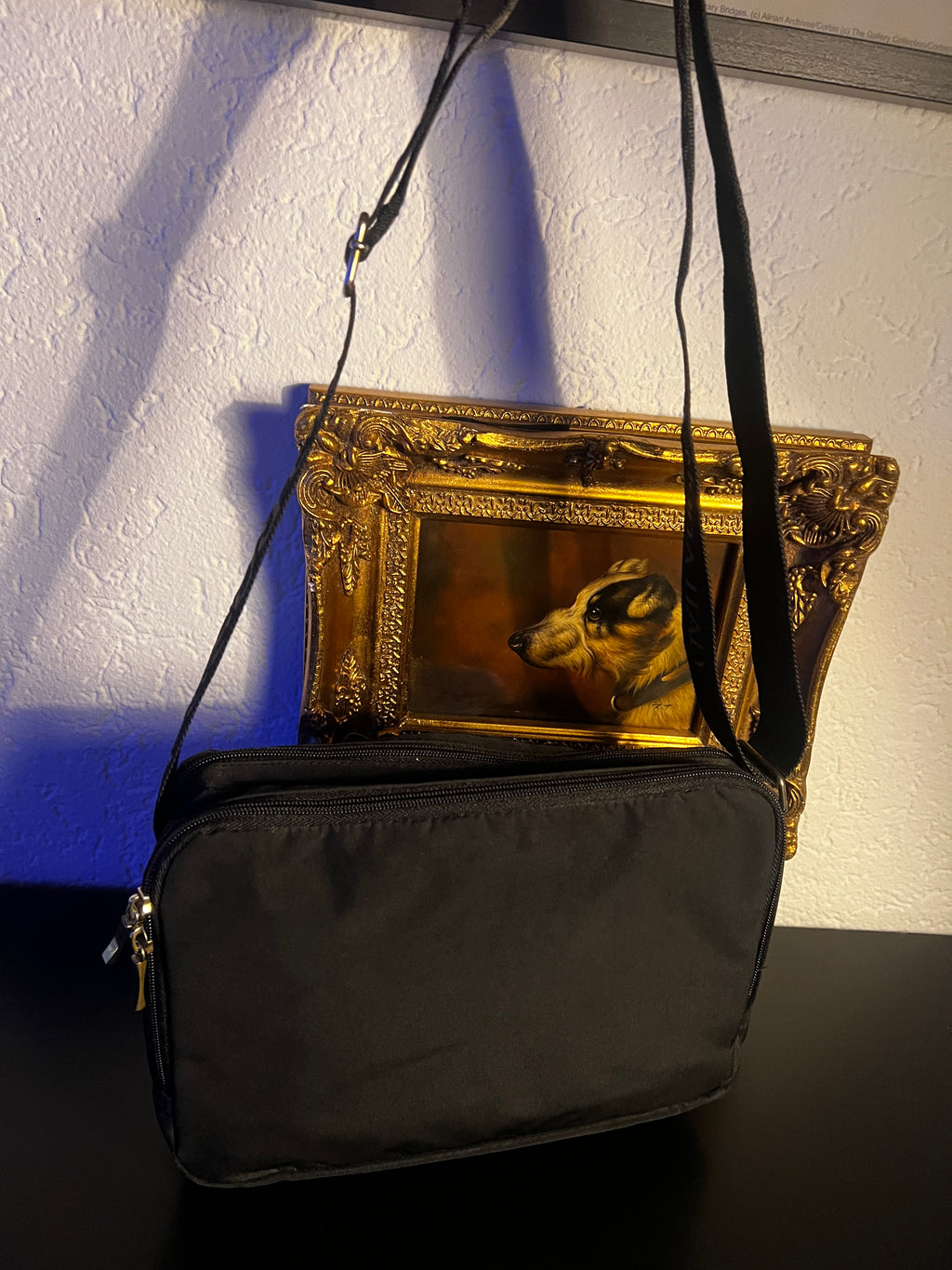 Valentino Umhängetasche schwarz Vintage