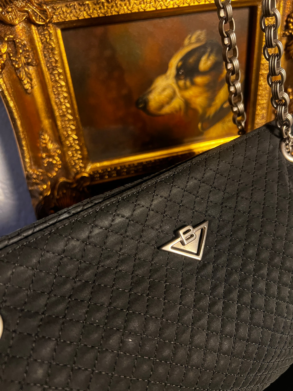 Bottega Veneta Schultertasche schwarz gesteppt