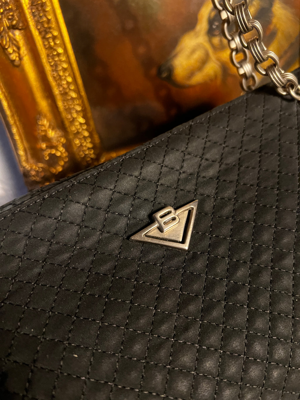 Bottega Veneta Schultertasche schwarz gesteppt