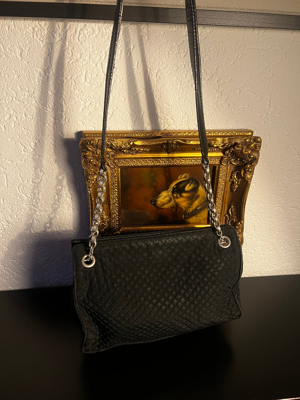 Bottega Veneta Schultertasche schwarz gesteppt