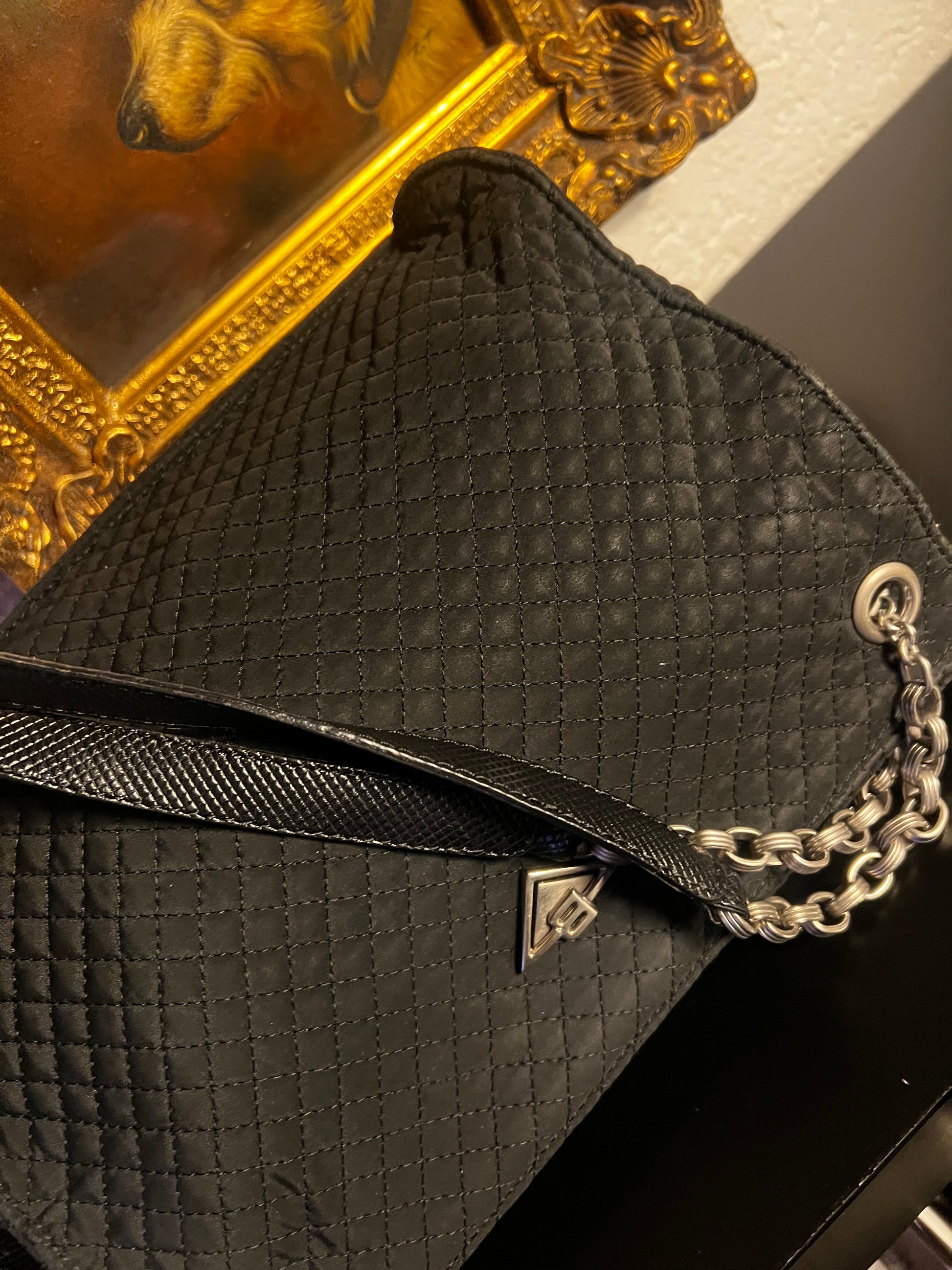 Bottega Veneta Schultertasche schwarz gesteppt