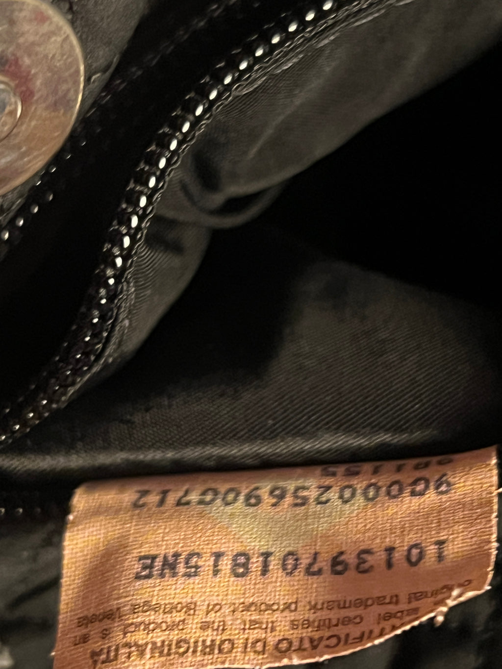 Bottega Veneta Schultertasche schwarz gesteppt