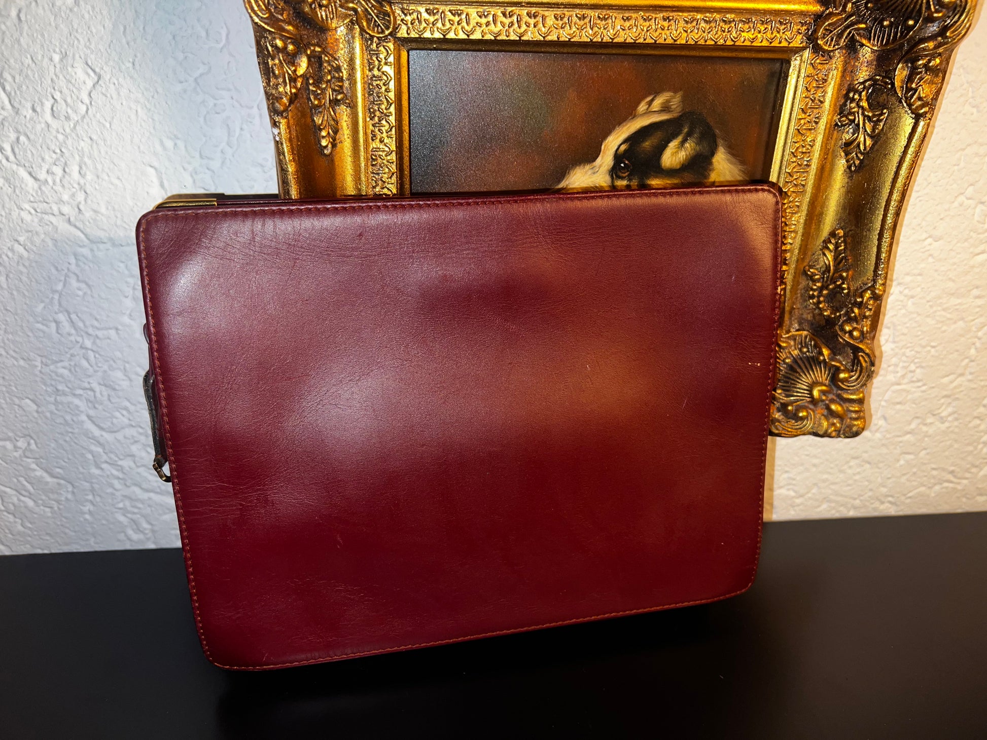 Cartier bordeauxrote Vintage-Tasche