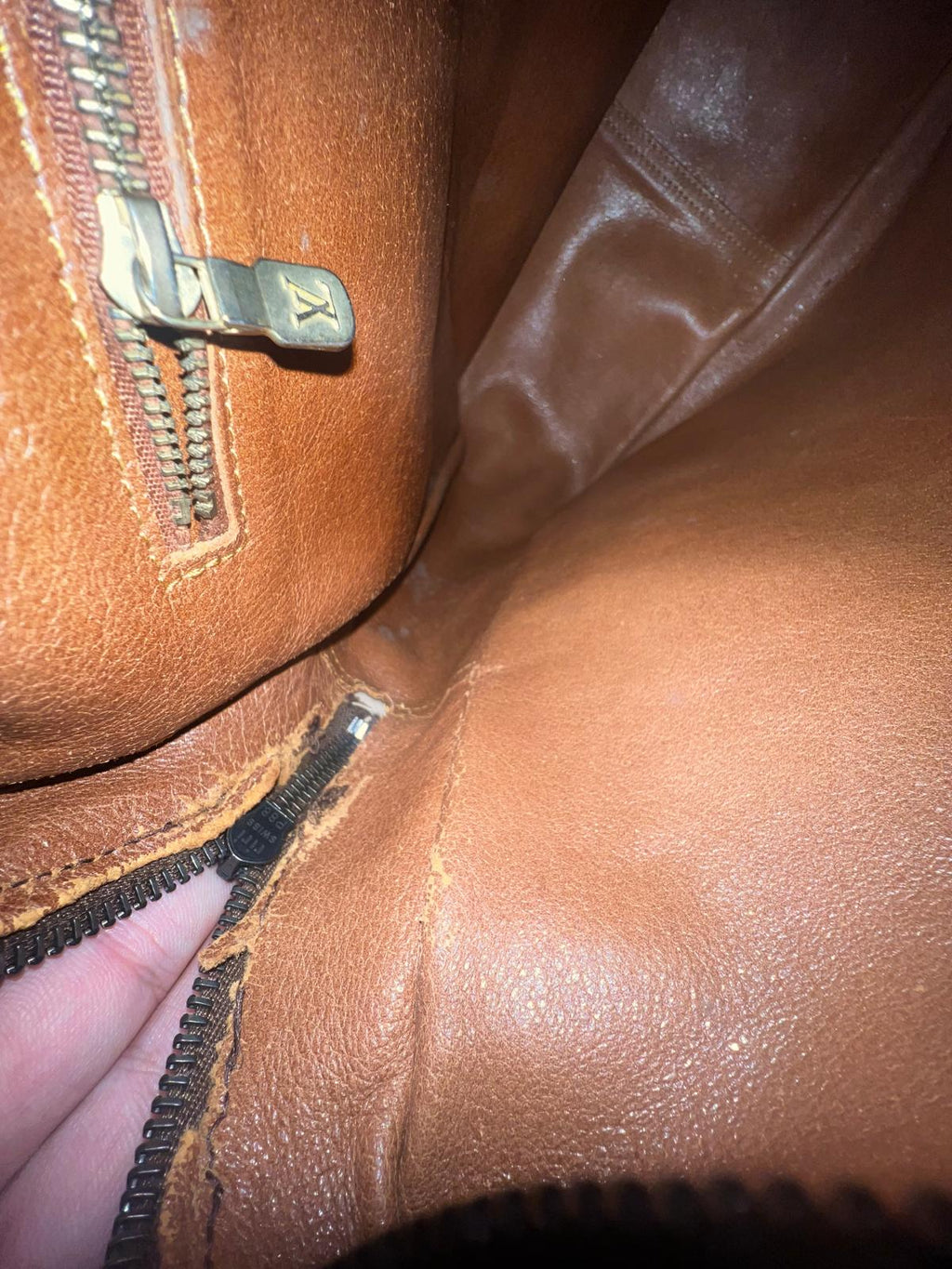 LOUIS VUITTON – Klassische Vintage Umhängetasche Monogram Canvas