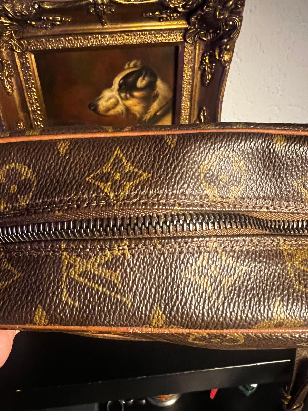 LOUIS VUITTON – Klassische Vintage Umhängetasche Monogram Canvas
