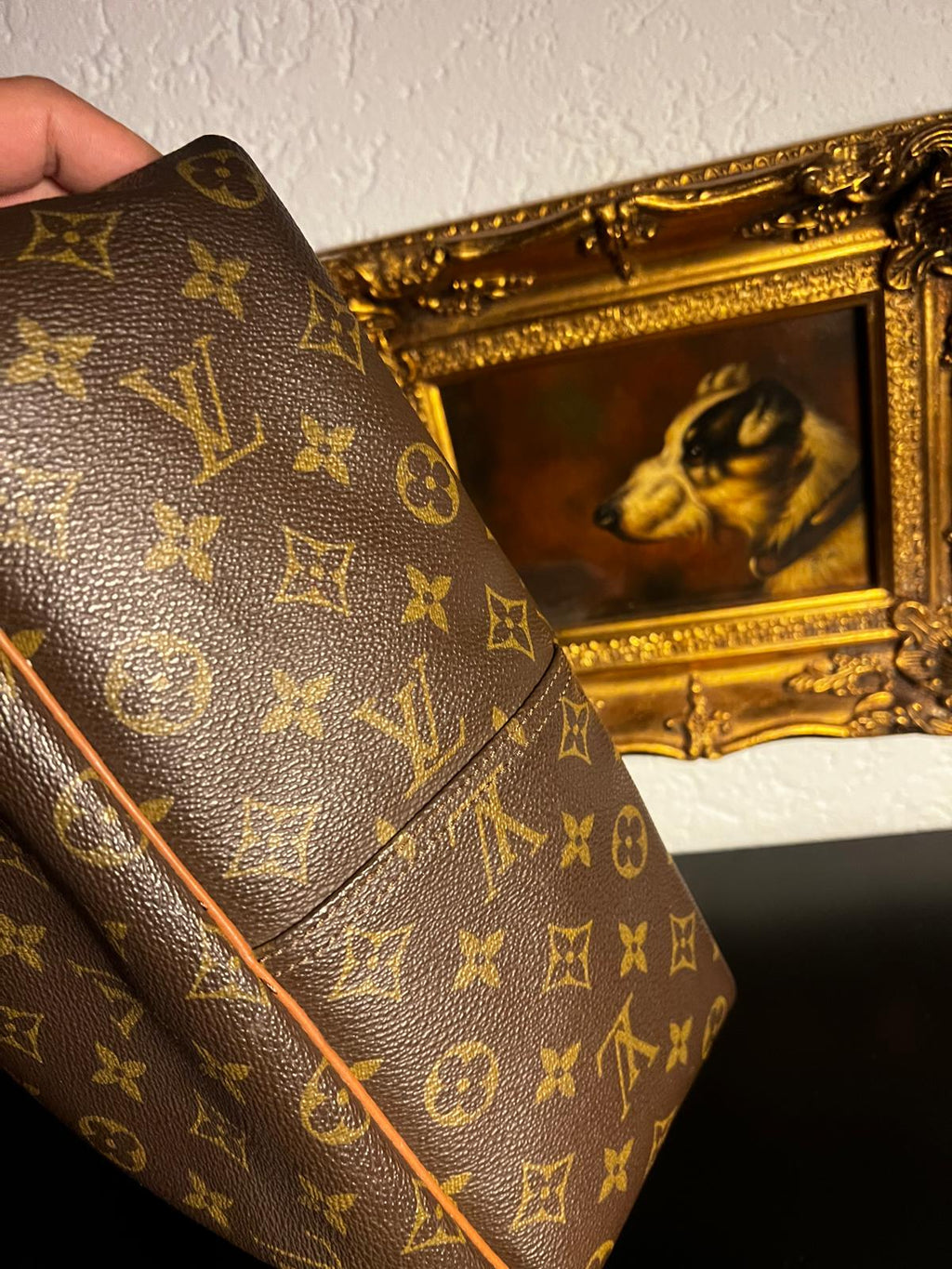 LOUIS VUITTON – Klassische Vintage Umhängetasche Monogram Canvas