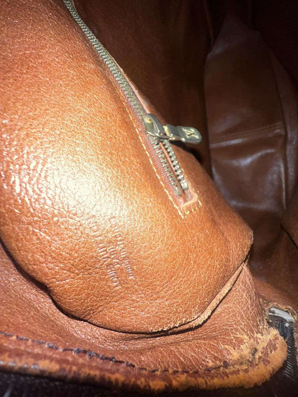 LOUIS VUITTON – Klassische Vintage Umhängetasche Monogram Canvas