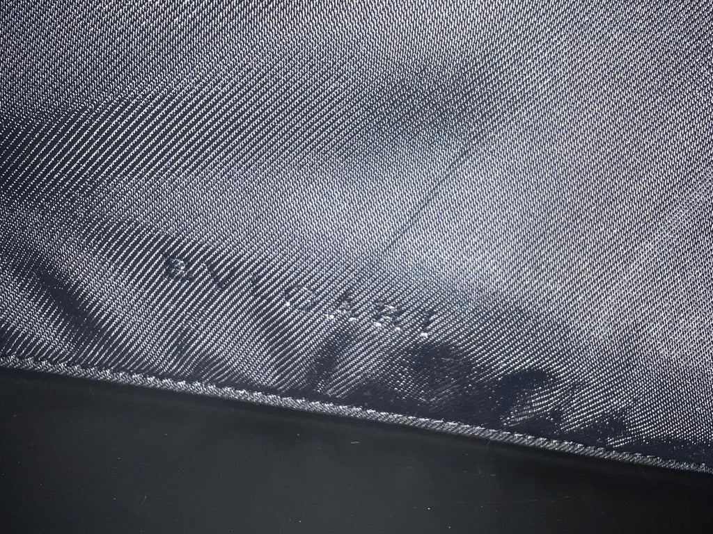 BVLGARI – Elegante Vintage Handtasche aus Nylon & Leder