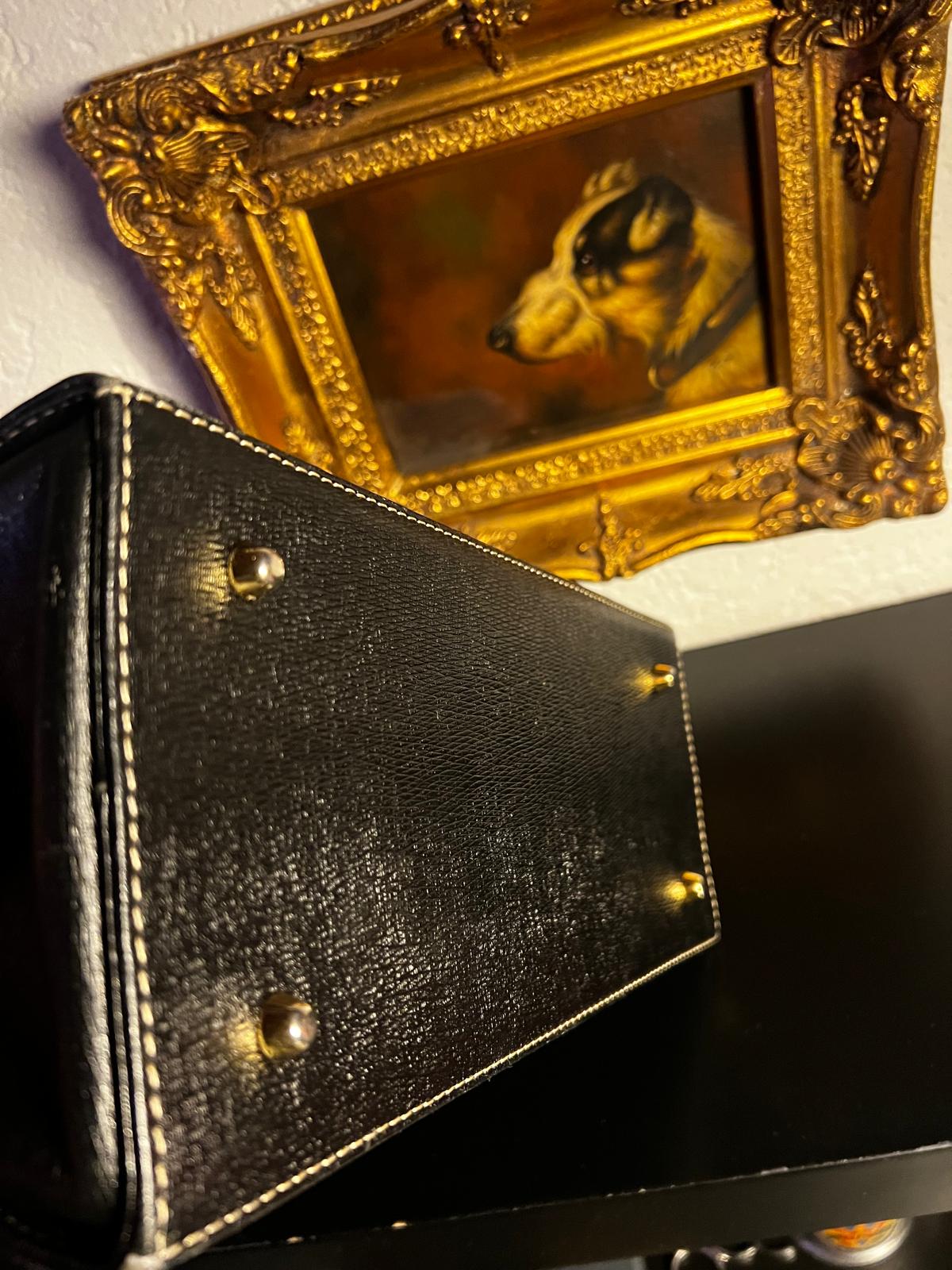 BURBERRY – Klassische Vintage Handtasche mit ikonischem Check-Futter