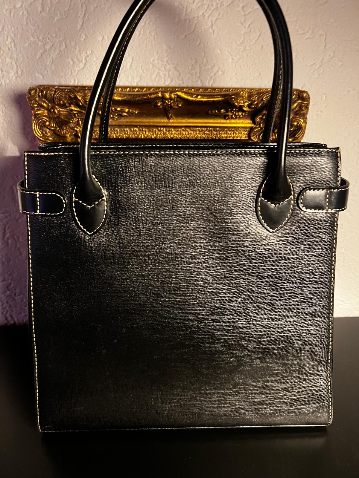 BURBERRY – Klassische Vintage Handtasche mit ikonischem Check-Futter