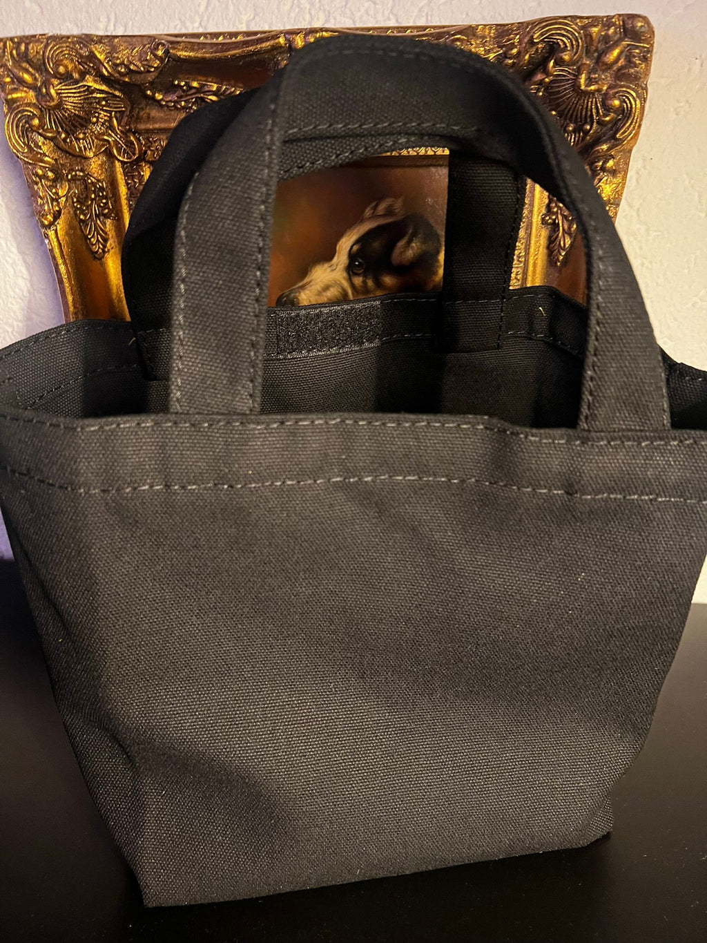 PRADA Mini Tote Bag, Schwarz