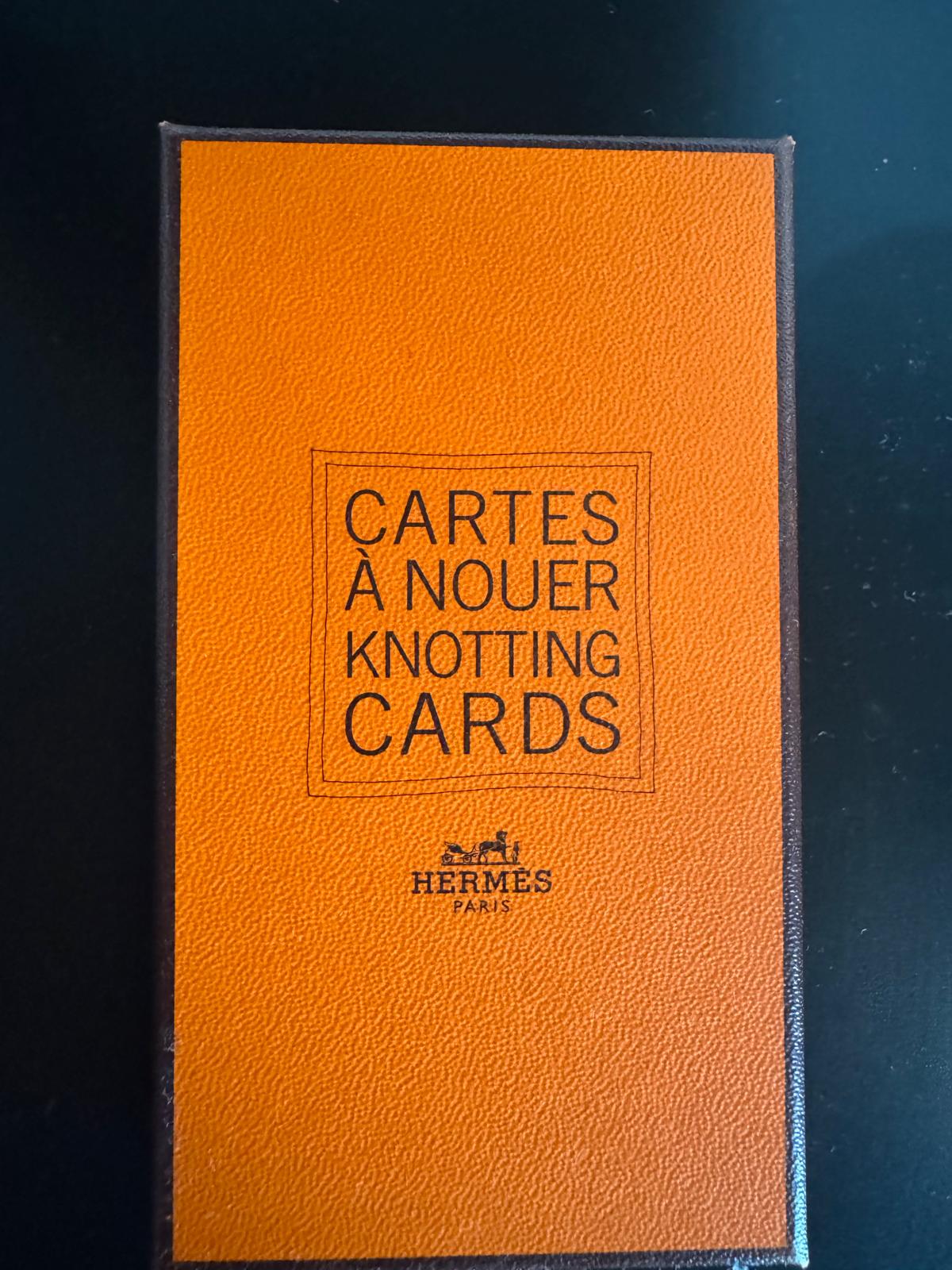 Hermès "Cartes à nouer" Knotting Cards