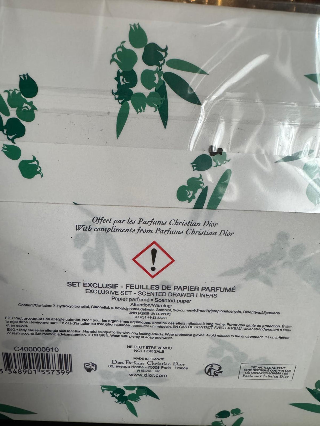 Dior Papier Parfumé Set Exclusif