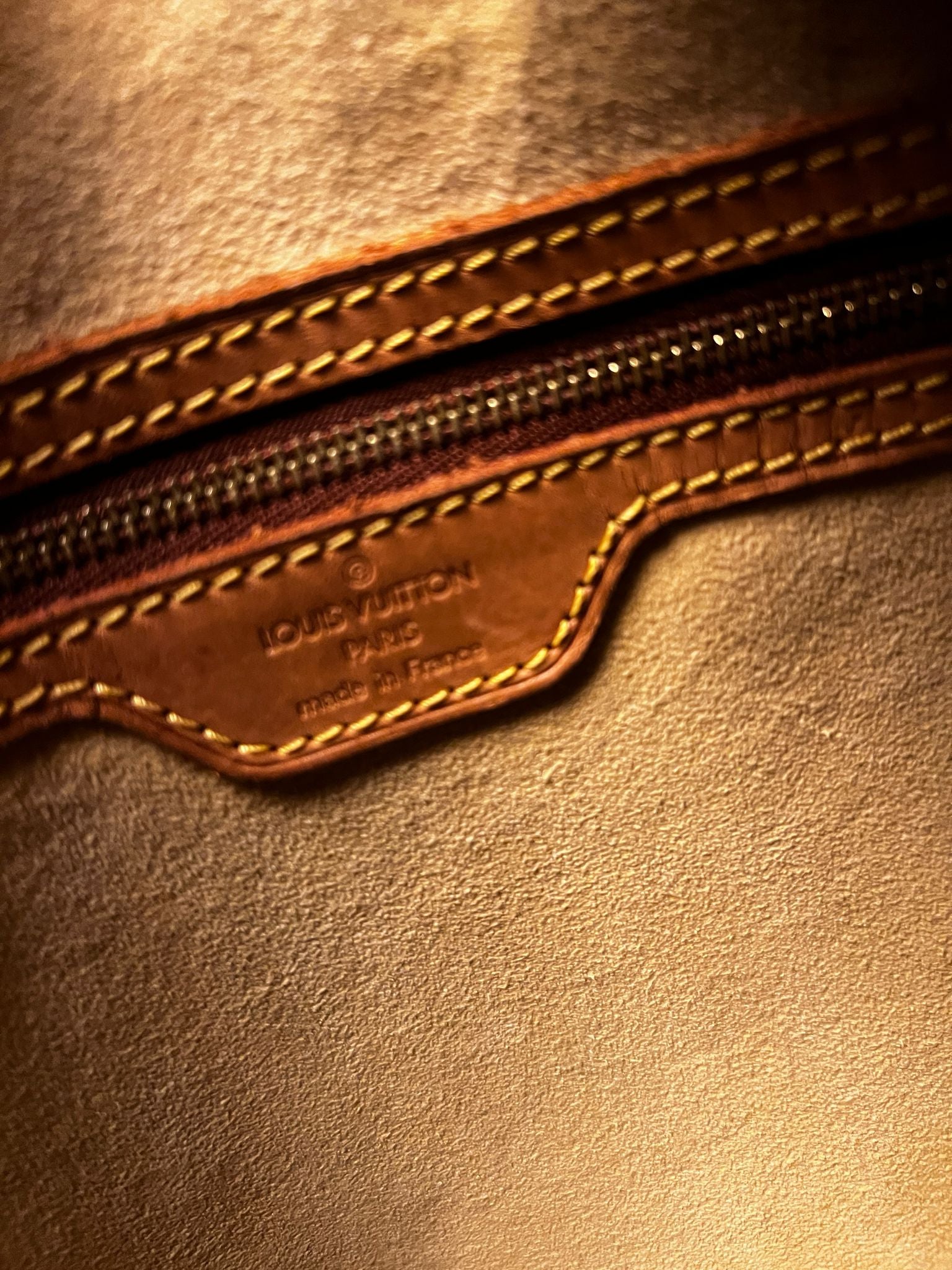 Louis Vuitton Monogram Vintage Handtasche PM Leder Schultert