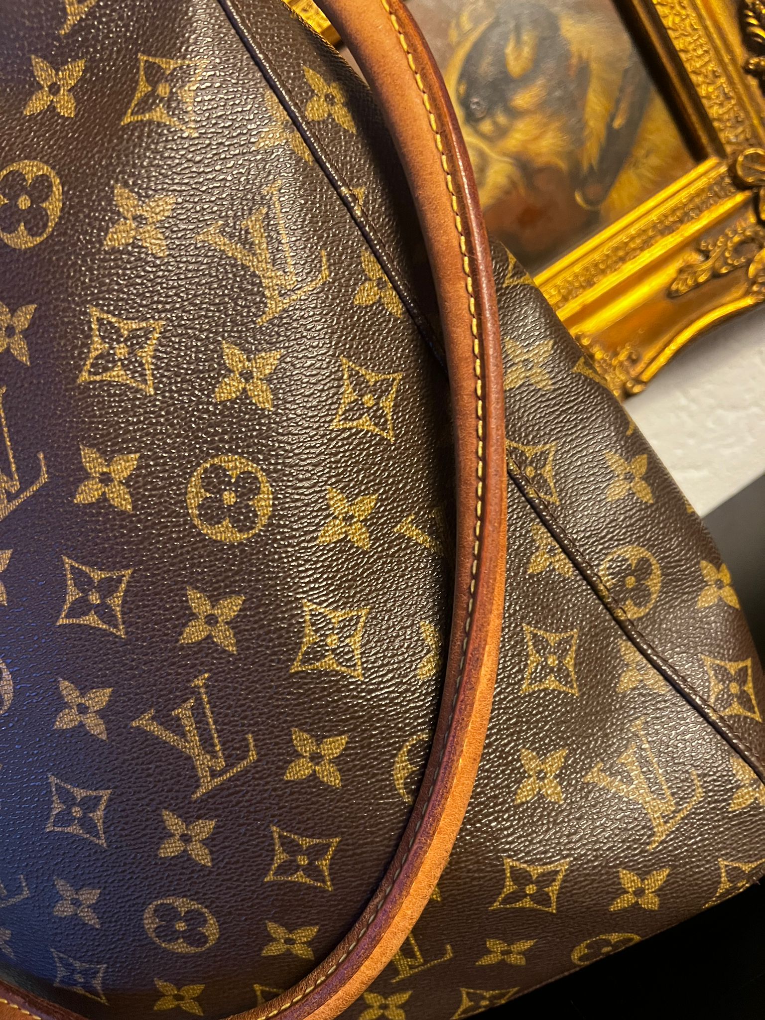 Louis Vuitton Monogram Vintage Handtasche PM Leder Schultert