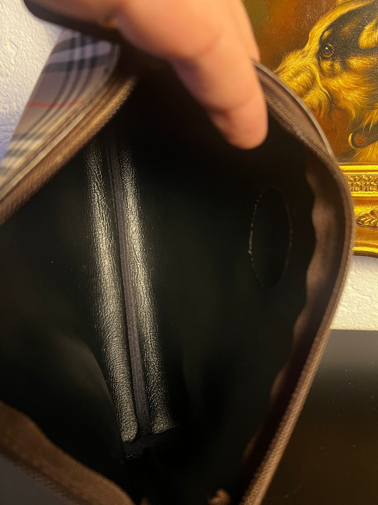 Burberrys Vintage Kosmetiktasche / Clutch Nova Check