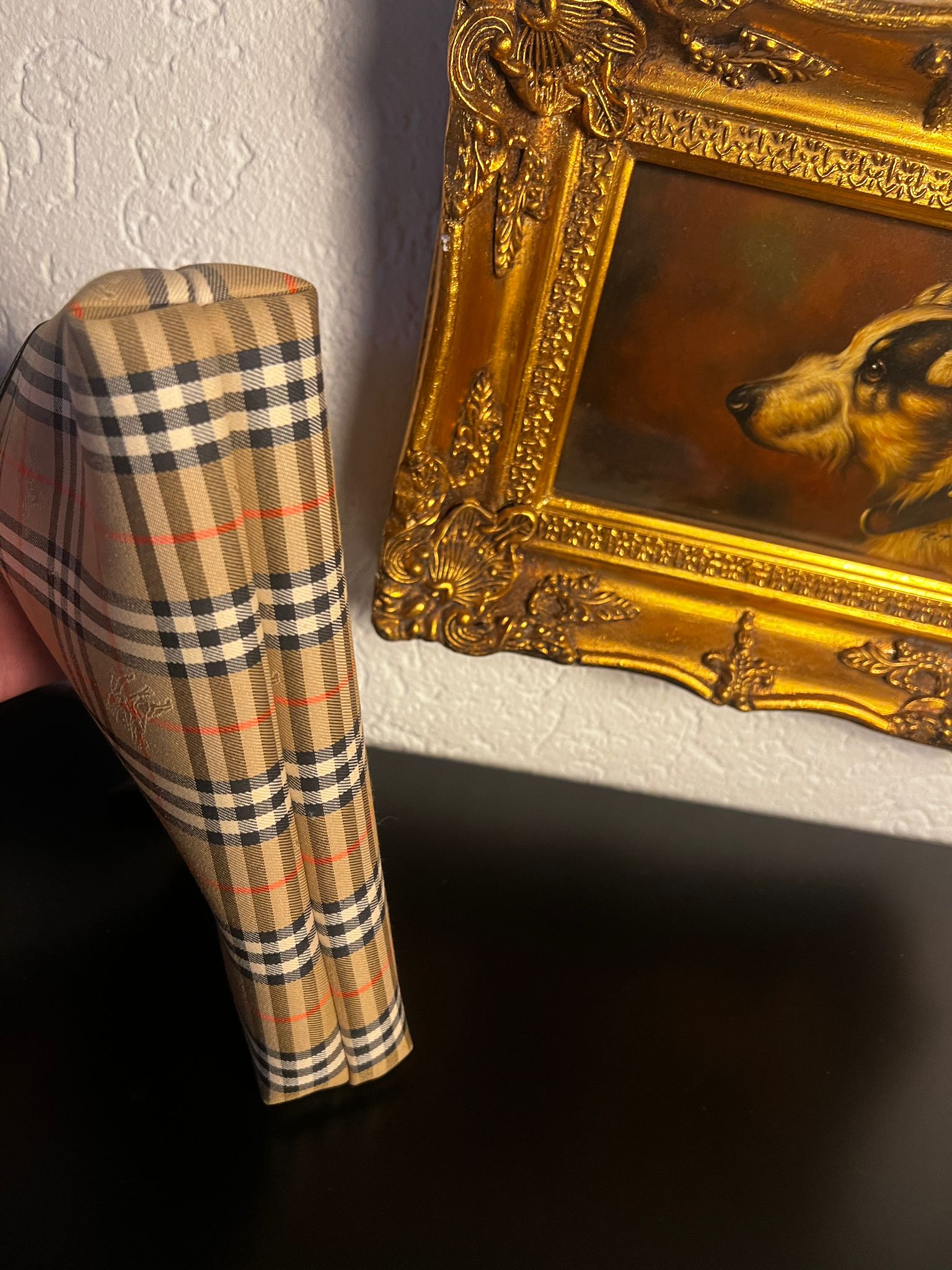 Burberrys Vintage Kosmetiktasche / Clutch Nova Check