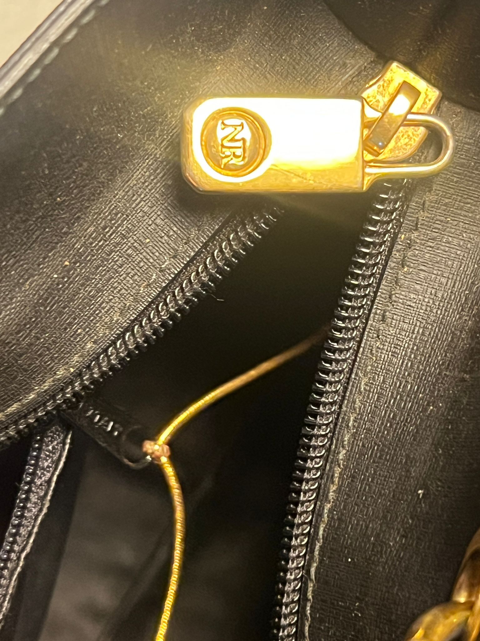 NINA RICCI Paris Vintage Tote Bag Schwarz TOP