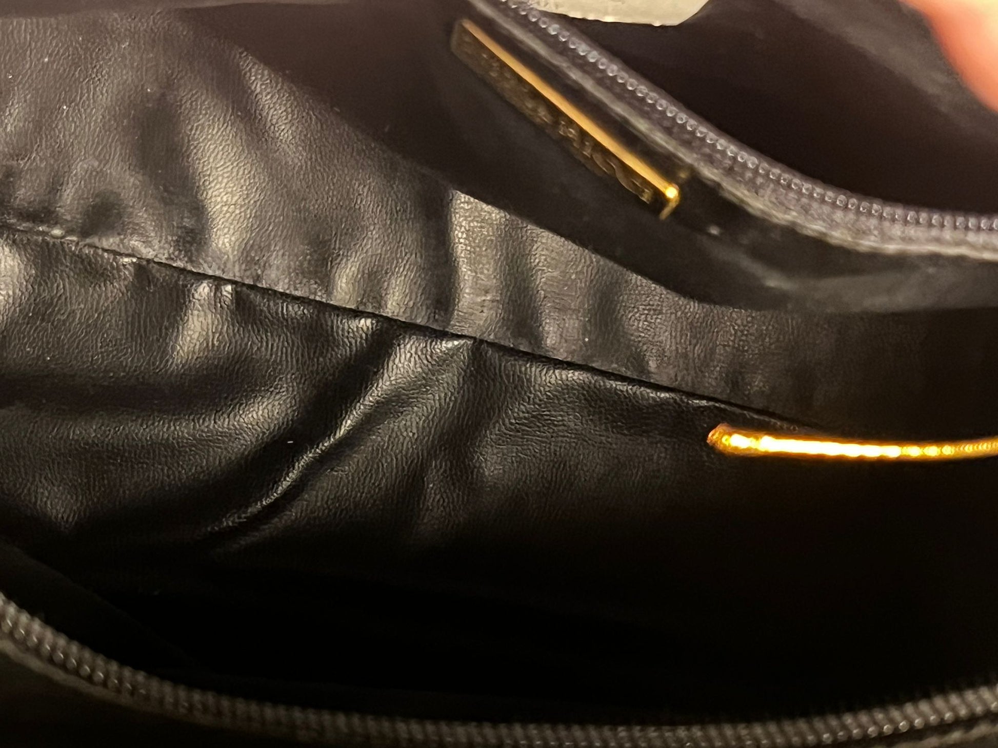 NINA RICCI Paris Vintage Tote Bag Schwarz TOP