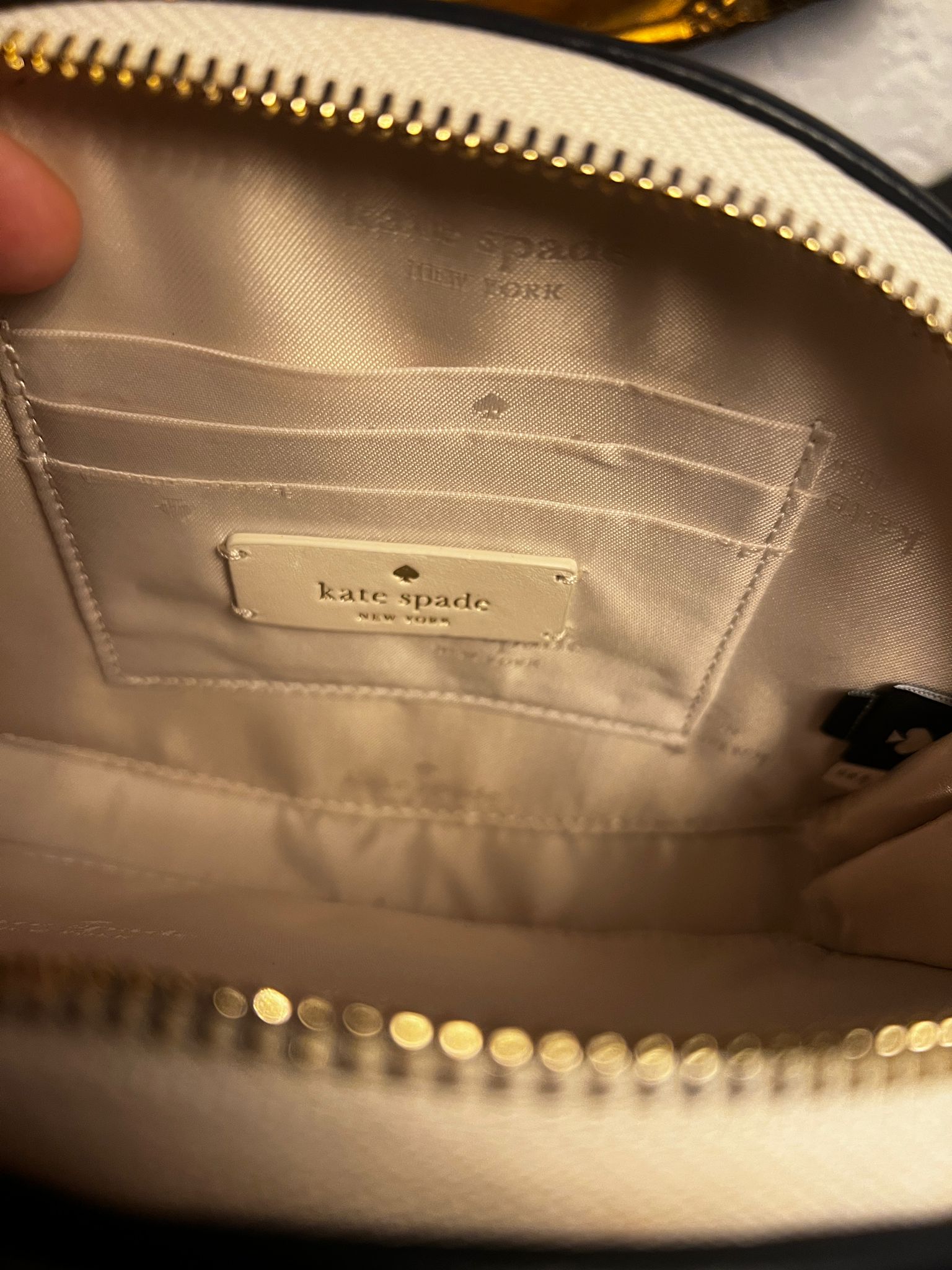 Kate Spade Tennis Bag – Offwhite / Creme Crossbody (neu)