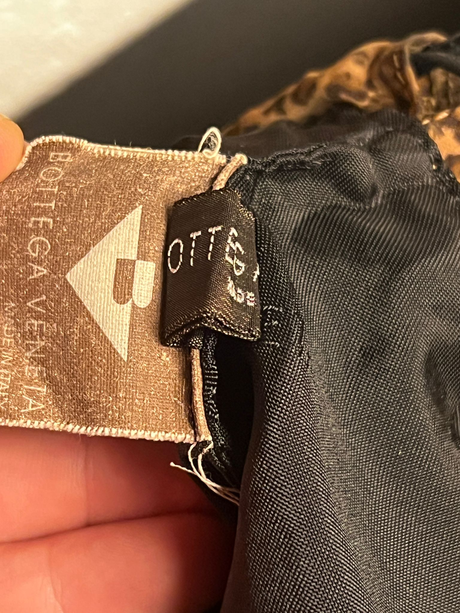 Bottega Veneta Vintage Beutel Tasche Leo Print