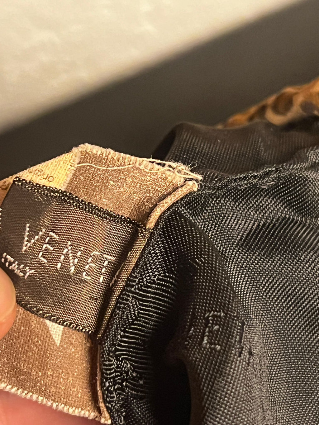 Bottega Veneta Vintage Beutel Tasche Leo Print