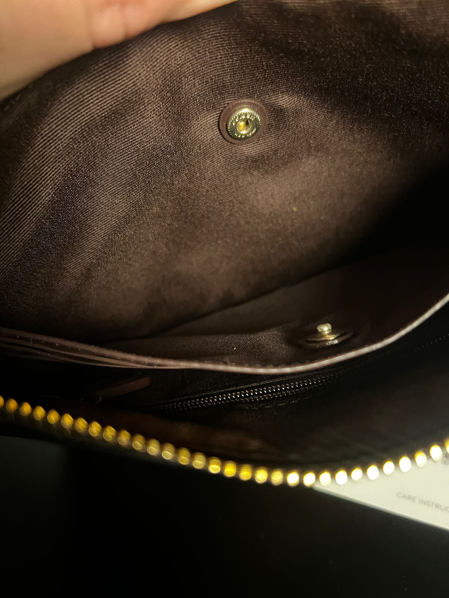 COACH Leder Tasche Braun Logo Print inkl. Tags Wie Neu