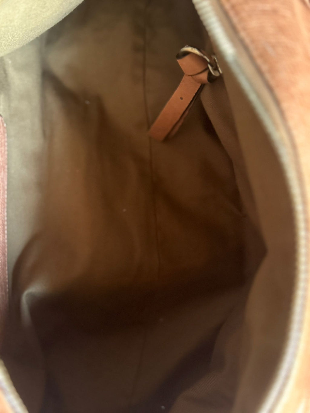 Chloé – rosébraune Leder-Satchel mit Logo