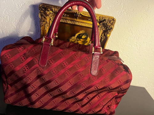 Balenciaga Vintage Handtasche Bordeaux – Made in Italy