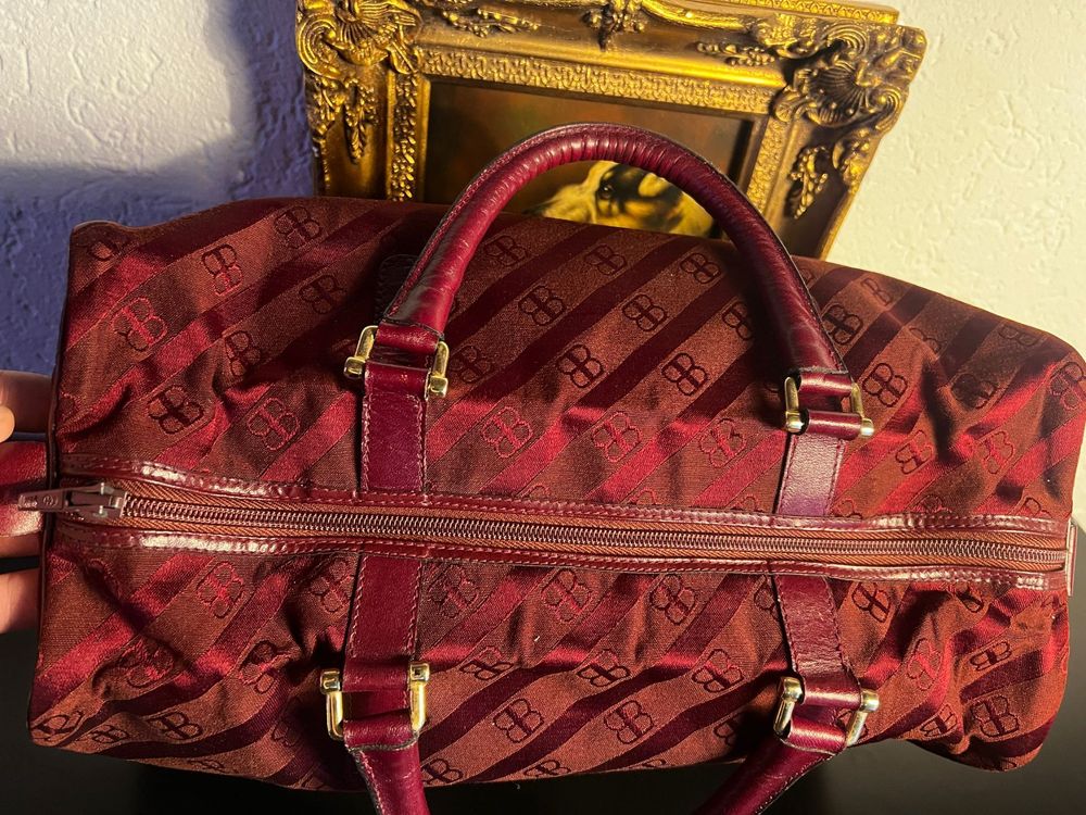 Balenciaga Vintage Handtasche Bordeaux – Made in Italy