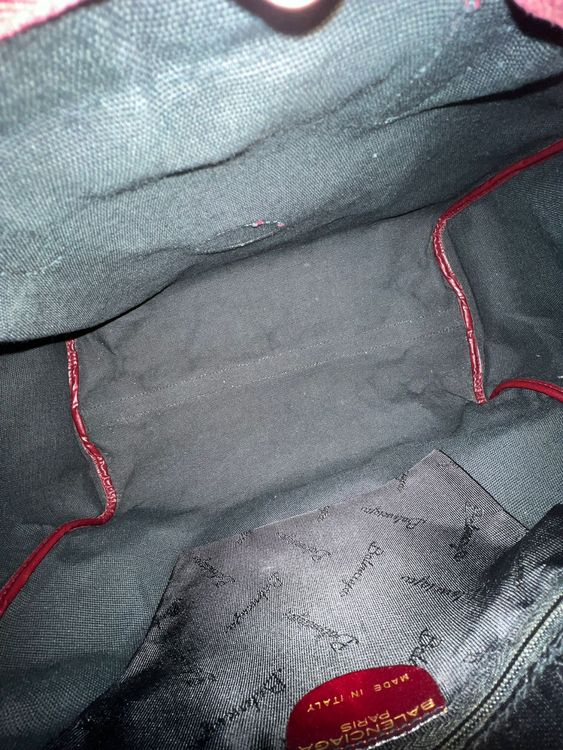 Balenciaga Vintage Handtasche Bordeaux – Made in Italy