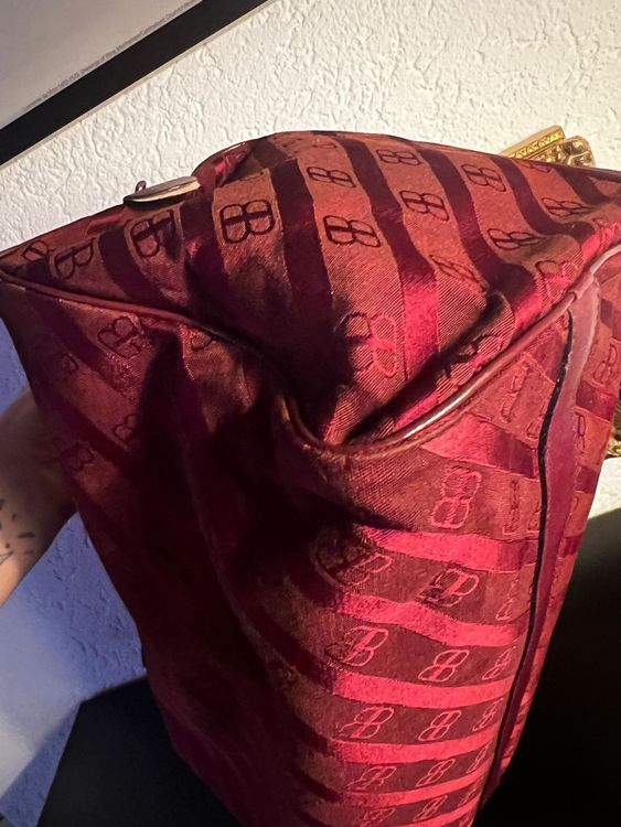 Balenciaga Vintage Handtasche Bordeaux – Made in Italy
