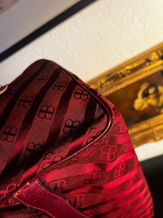 Balenciaga Vintage Handtasche Bordeaux – Made in Italy