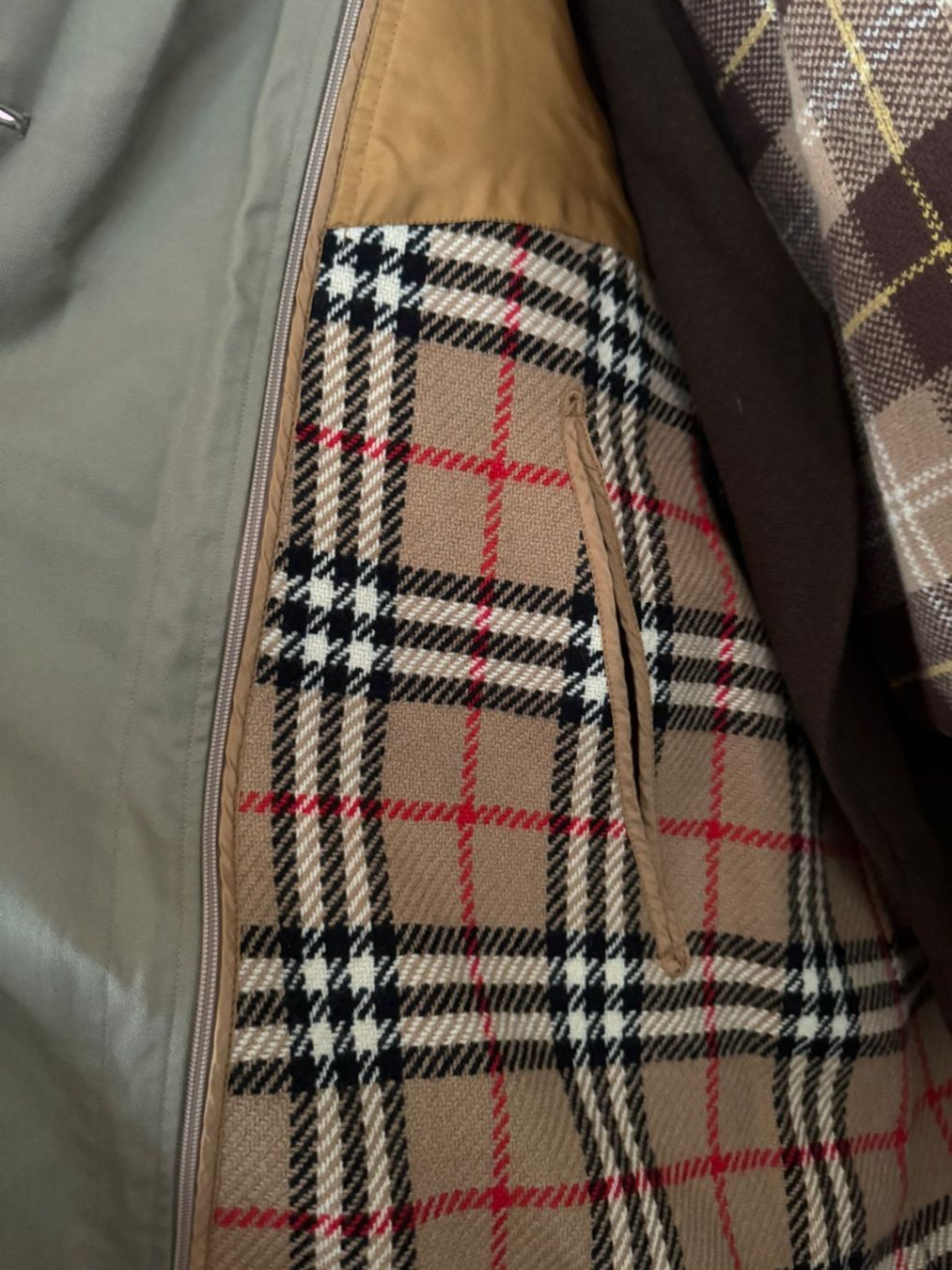 Burberrys Vintage Trenchcoat mit Innenweste