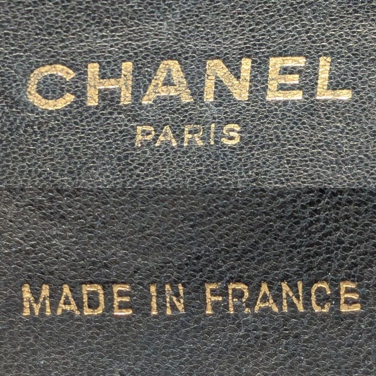 Chanel Vintage Classic Flap Bag - Schwarz / Gold 25cm x 18cm