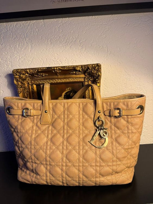 Christian Dior Edle Tasche, beige