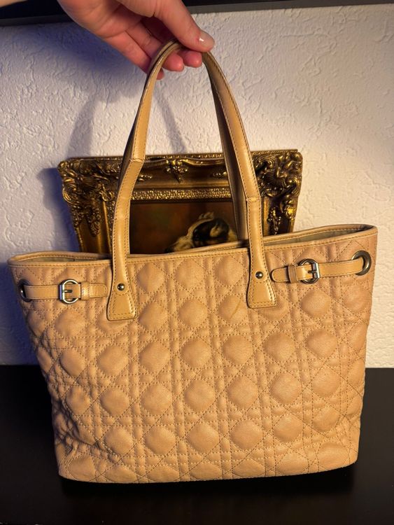 Christian Dior Edle Tasche, beige
