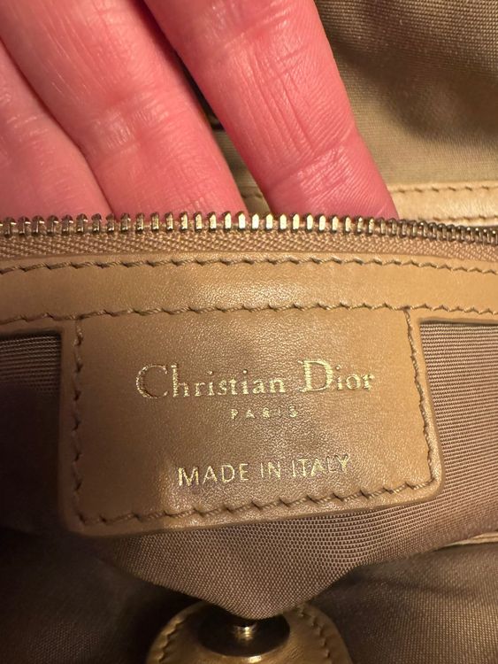 Christian Dior Edle Tasche, beige