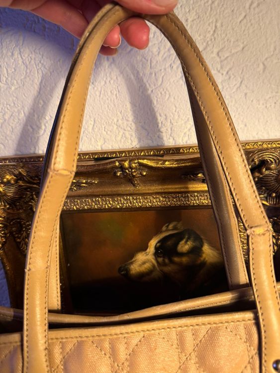 Christian Dior Edle Tasche, beige