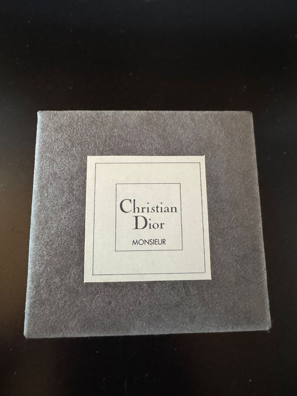 Christian Dior Set: Manschettenknöpfe & Krawattenkl