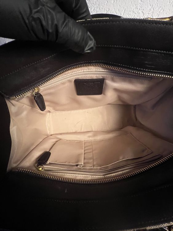 Coach Handtasche / Tote Bag – Signature Canvas & Leder