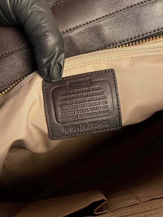 Coach Handtasche / Tote Bag – Signature Canvas & Leder