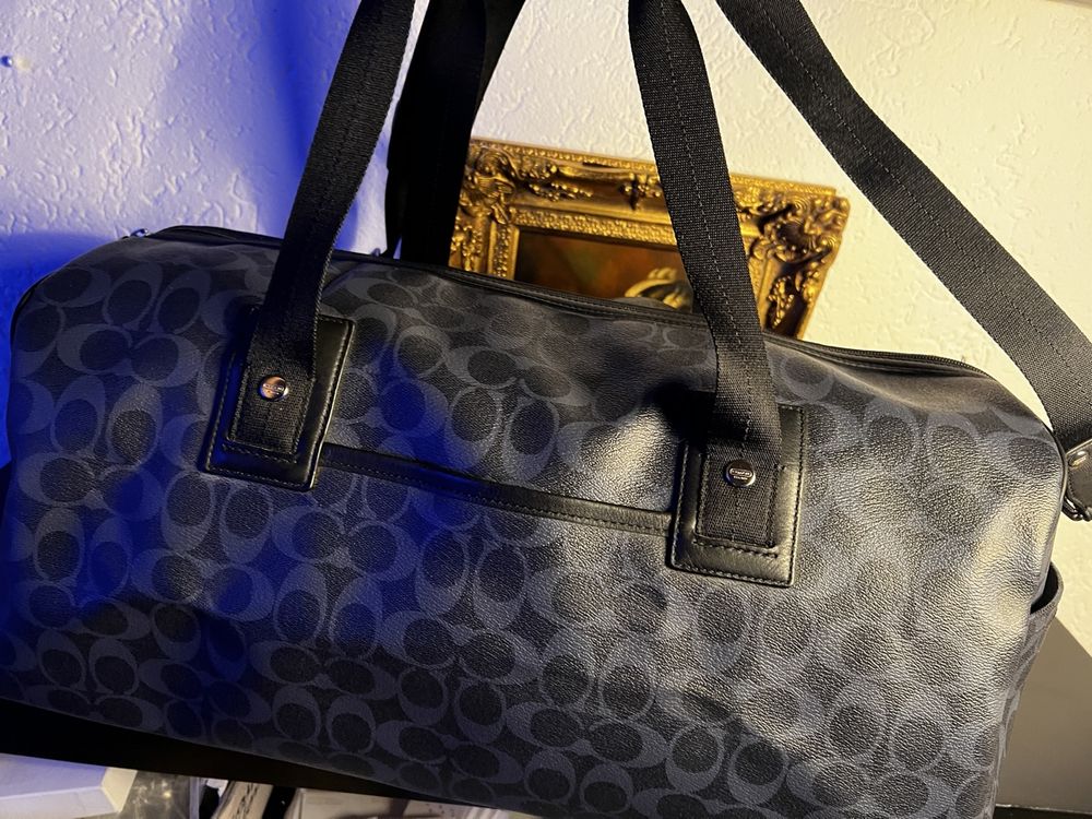 Coach Signature Duffle Bag Reisetasche Schwarz 55