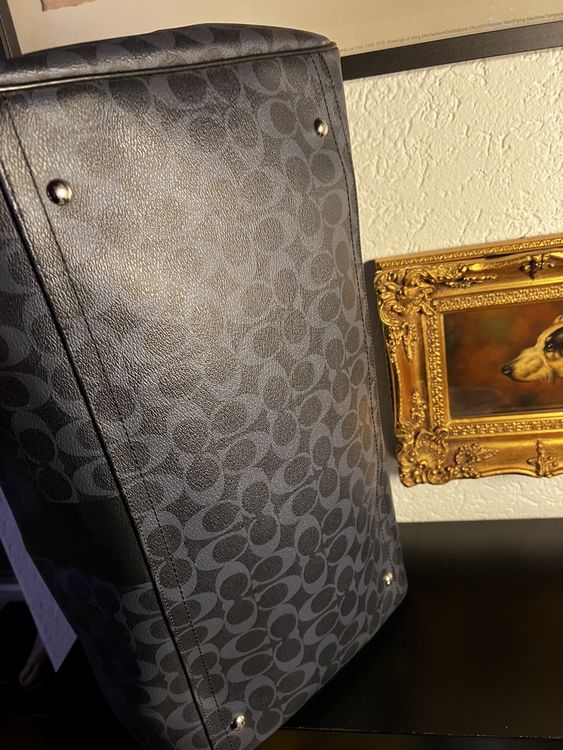 Coach Signature Duffle Bag Reisetasche Schwarz 55