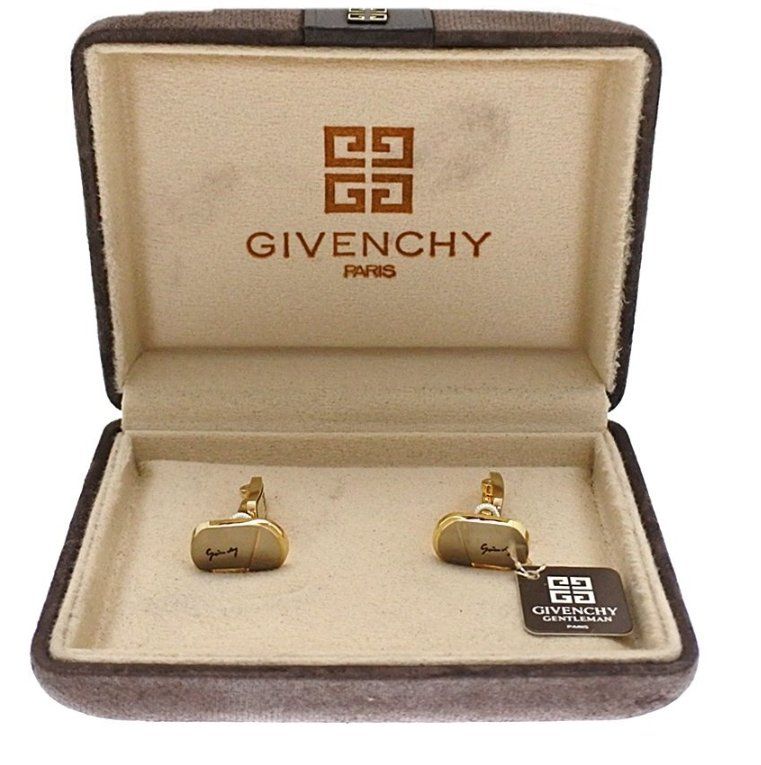 Givenchy Gentleman Cufflinks – Vintage Gold/Silver