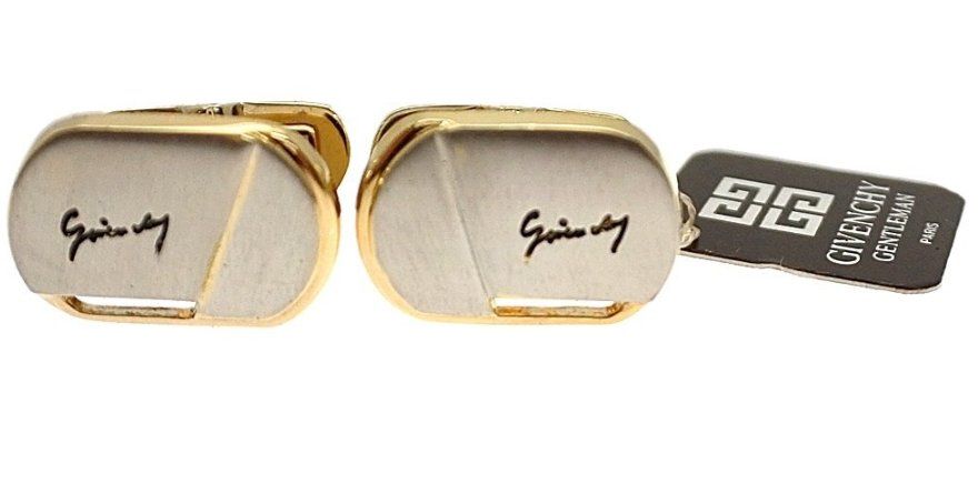 Givenchy Gentleman Cufflinks – Vintage Gold/Silver