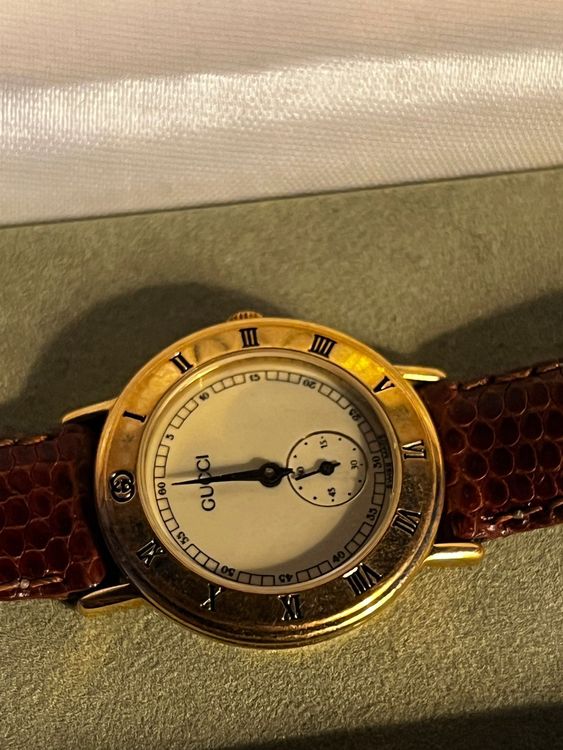 Gucci Damen Uhr 3000.2.L Vintage Gold mit Box