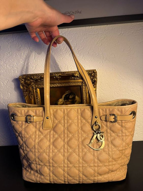 Christian Dior Edle Tasche, beige