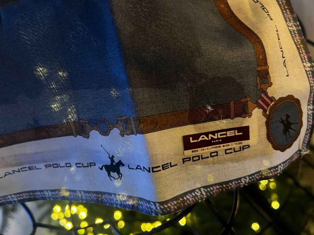 LANCEL Polo Cup – Vintage Tuch aus Japan