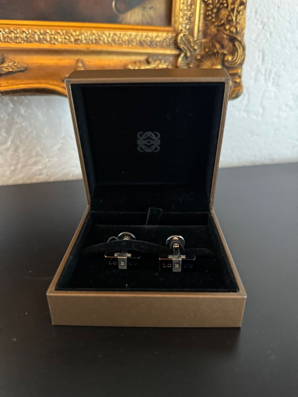 Loewe Manschettenknöpfe mit Box